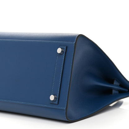 Hermes Madame Calfskin Birkin Sellier 30 Deep Blue 10 of 13