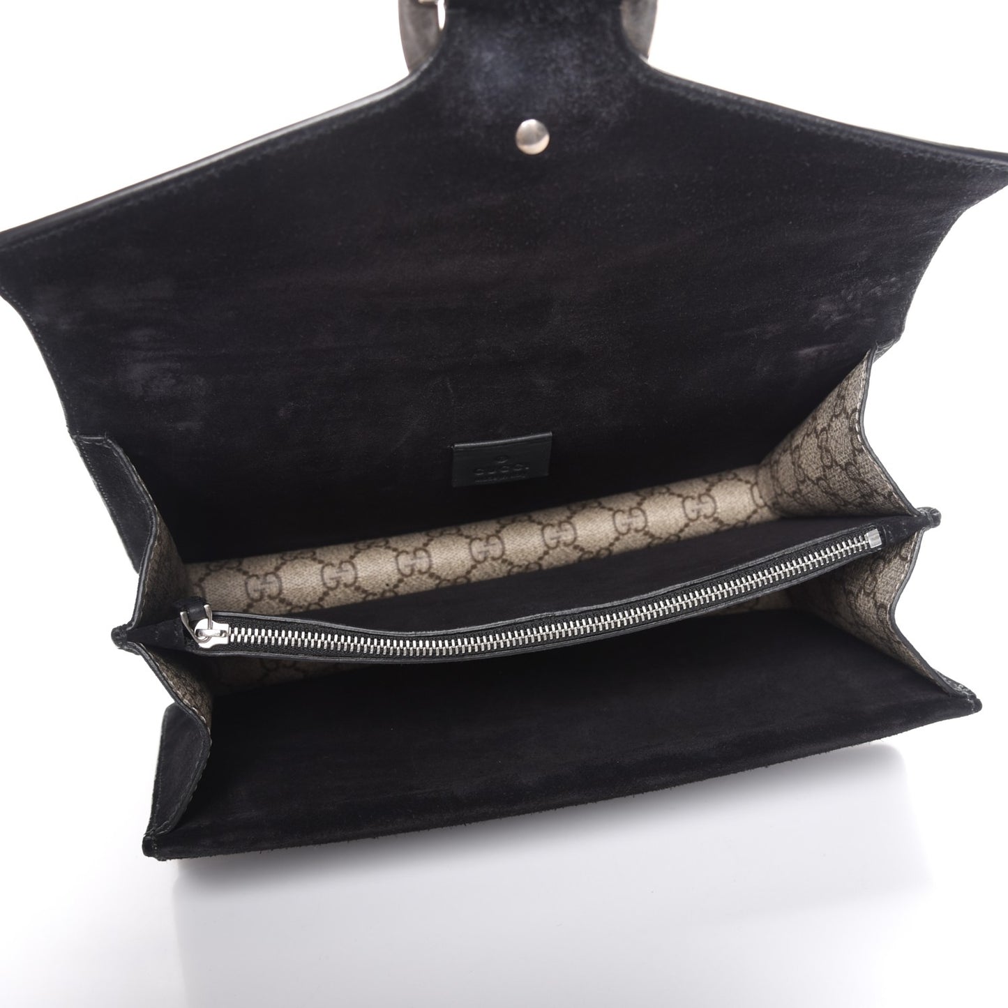 GG Supreme Monogram Small Dionysus Shoulder Bag Black
