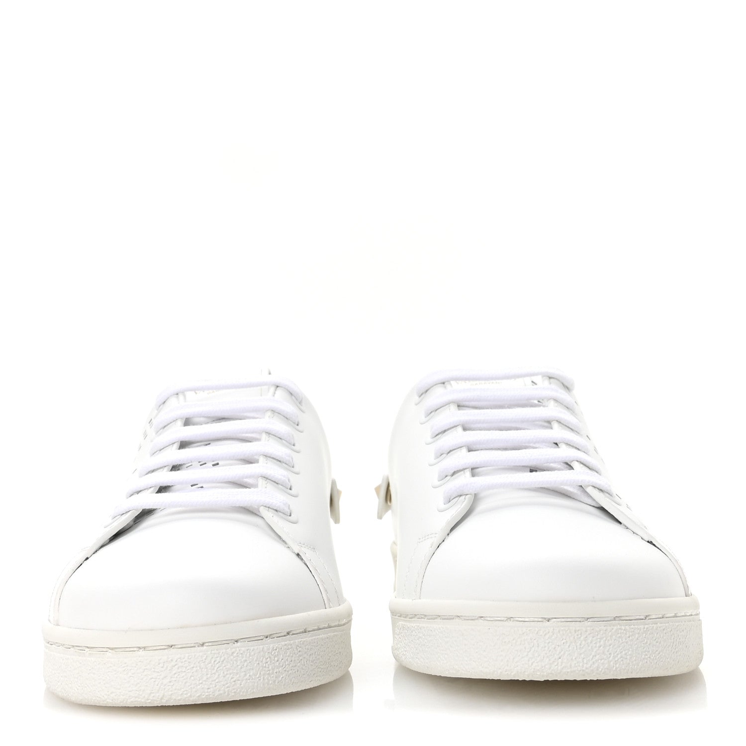 Valentino Garavani Calfskin Womens Backnet Sneakers 39.5 White 3 of 9