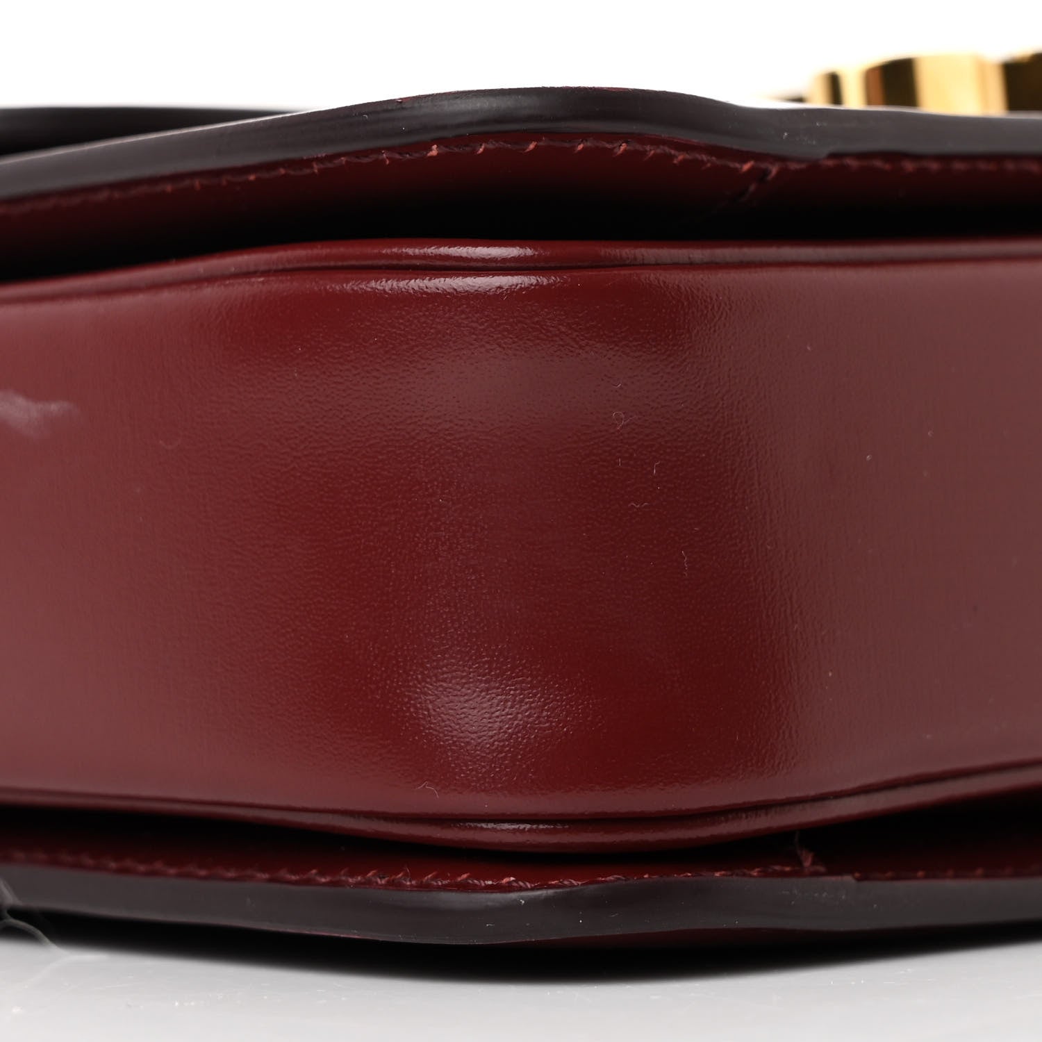 Celine Shiny Calfskin Teen Triomphe Light Burgundy 11 of 15