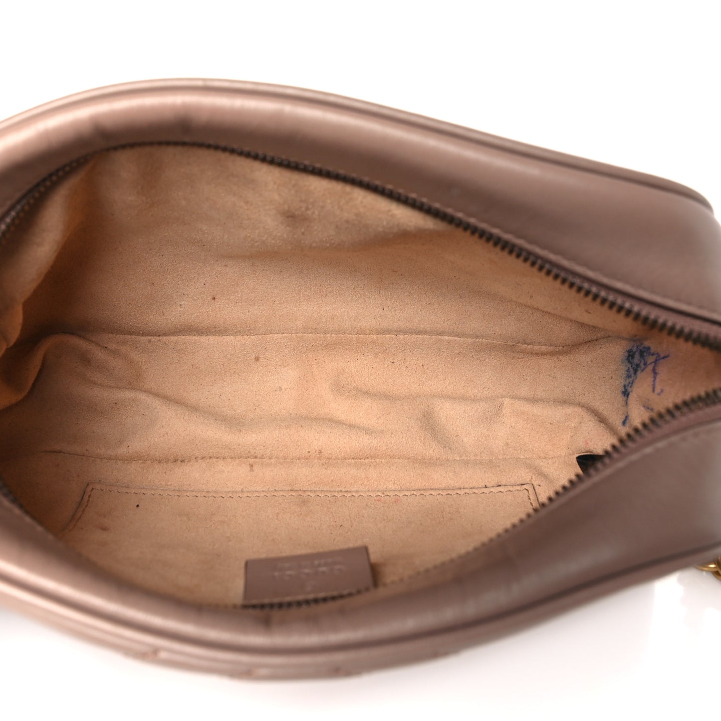 Calfskin Matelasse Small GG Marmont Chain Shoulder Bag Porcelain Rose