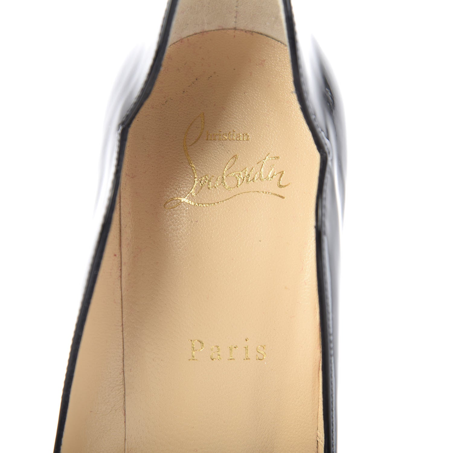 Christian Louboutin Patent Hot Chick 100 Pumps 38.5 Black 7 of 9