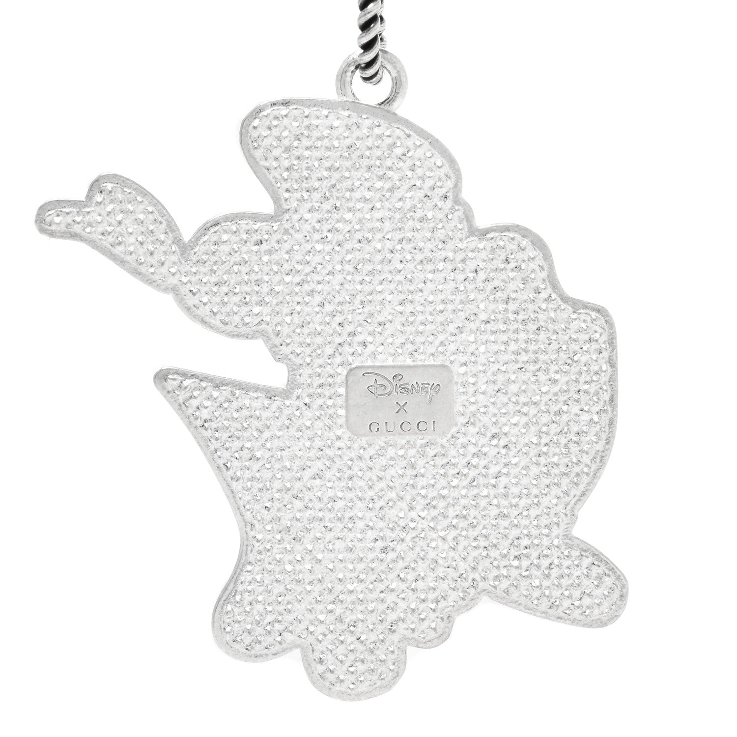 Gucci X DISNEY Sterling Silver Enamel Donald Duck Pendant Necklace 4 of 4