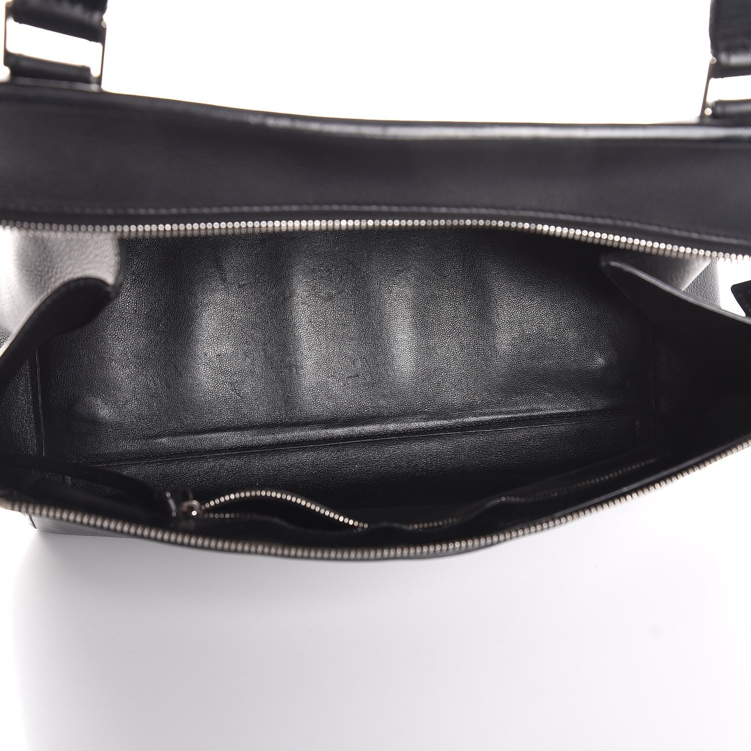 Celine Grained Calfskin Medium Edge Shoulder Bag Black 5 of 17