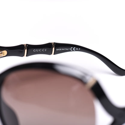 Gucci Oversized Oval Bamboo Sunglasses 3509/S Black 5 of 8