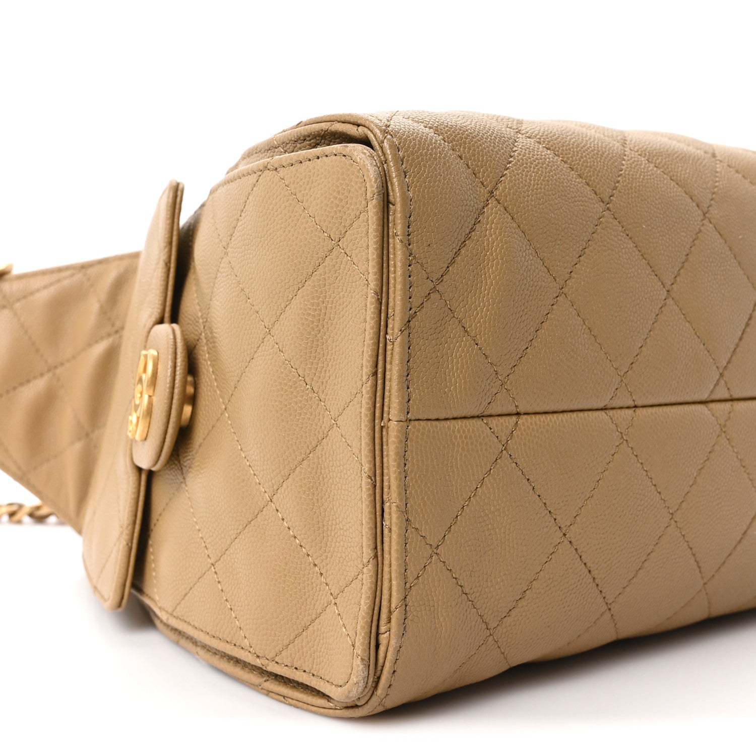 Chanel Caviar Quilted Small Chanel 25 Handbag Beige 9 of 10