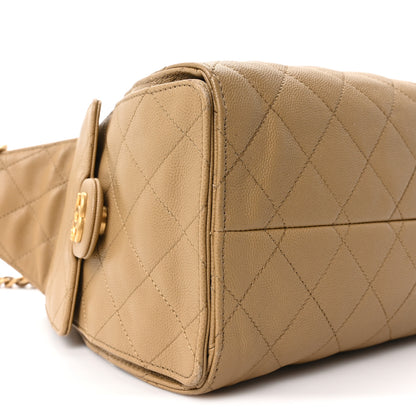Chanel Caviar Quilted Small Chanel 25 Handbag Beige 9 of 10