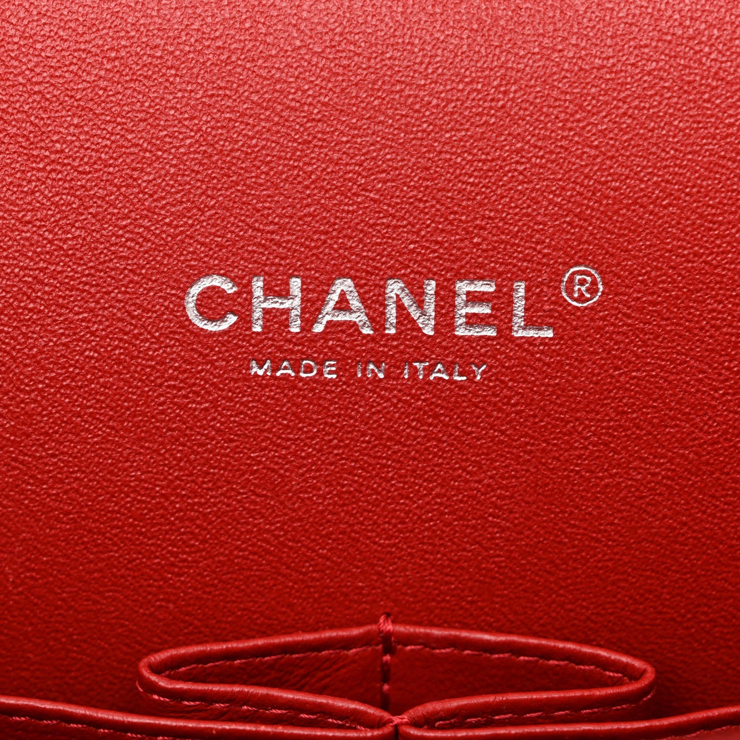 Caviar Quilted Maxi Double Flap Red