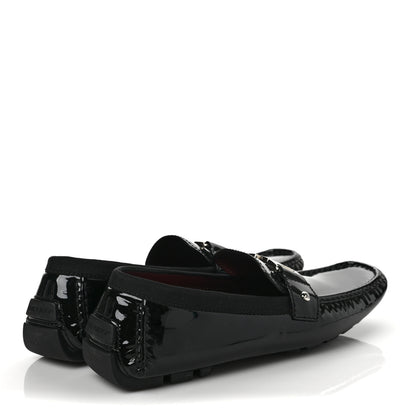 Louis Vuitton Patent Mens Monte Carlo Loafers 13 Black 4 of 9