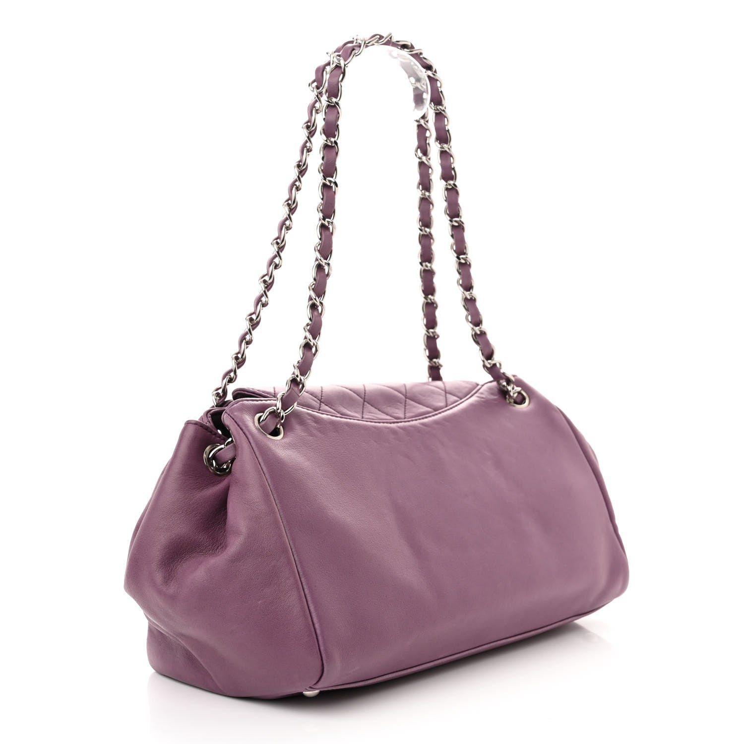Chanel Lambskin Quilted CC Flap Light Purple 2 of 14