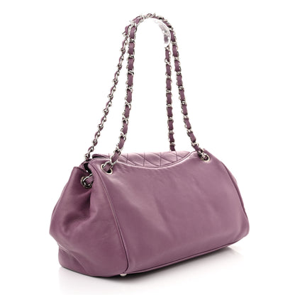Chanel Lambskin Quilted CC Flap Light Purple 2 of 14