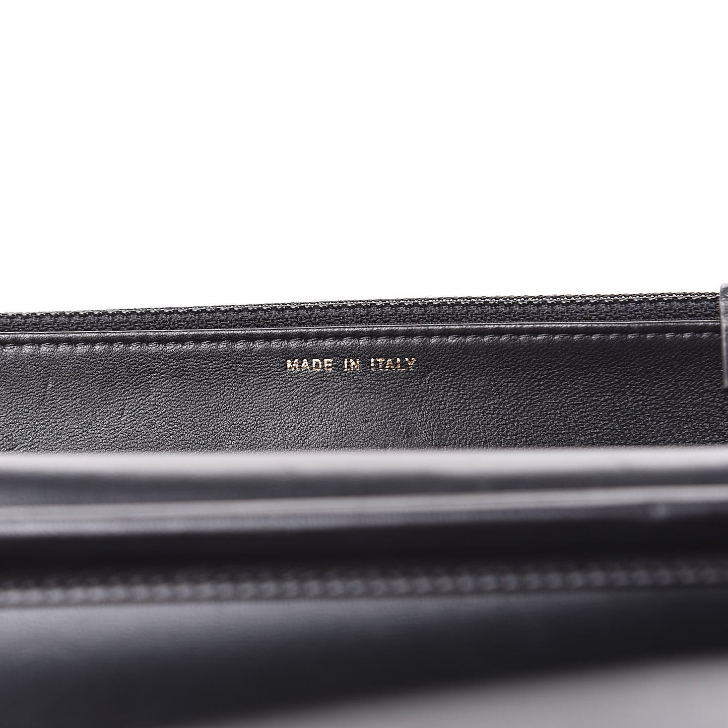 Lambskin Quilted Boy Wallet On Chain WOC Black