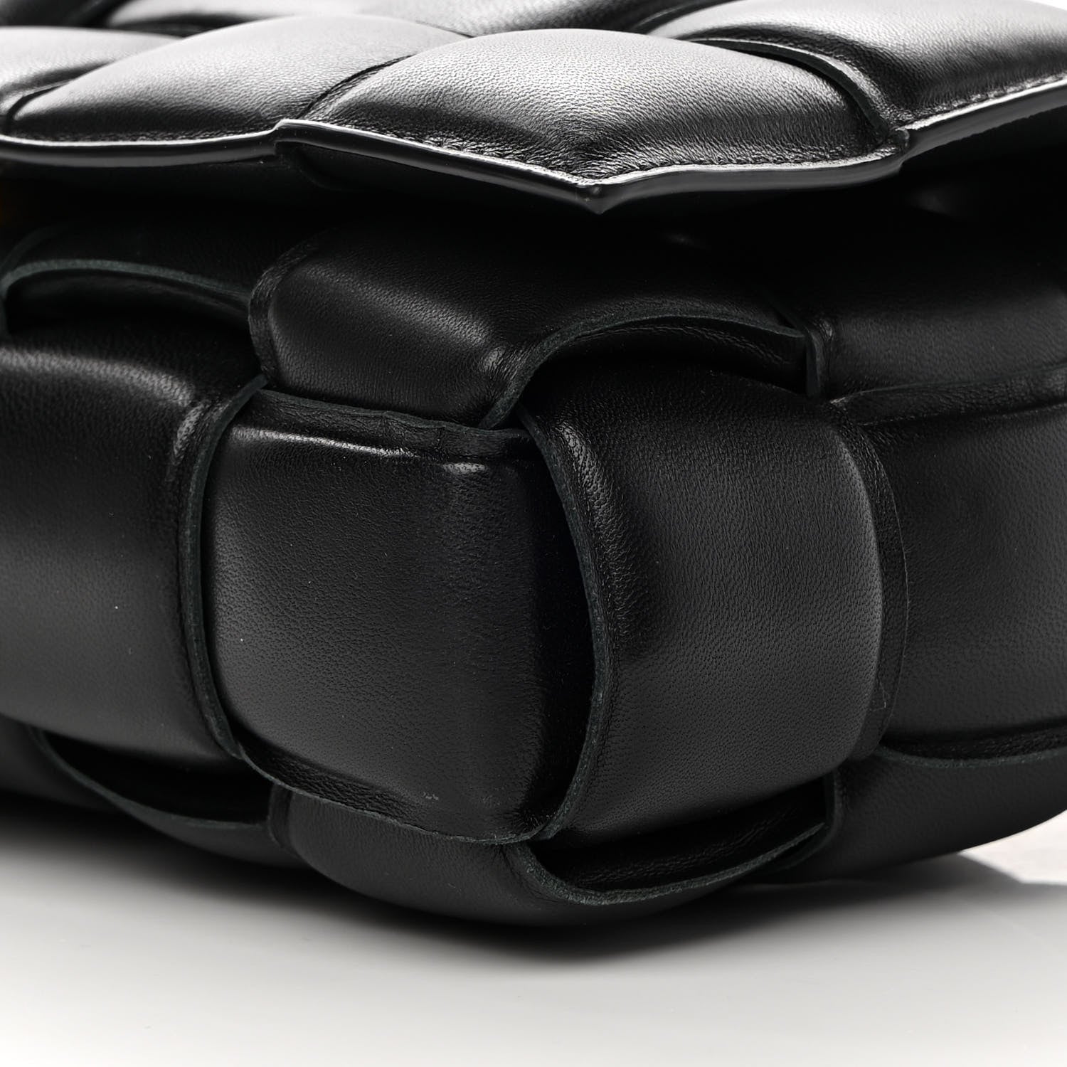 Bottega Veneta Nappa Maxi Intreccio Padded Cassette Crossbody Bag Black 10 of 13