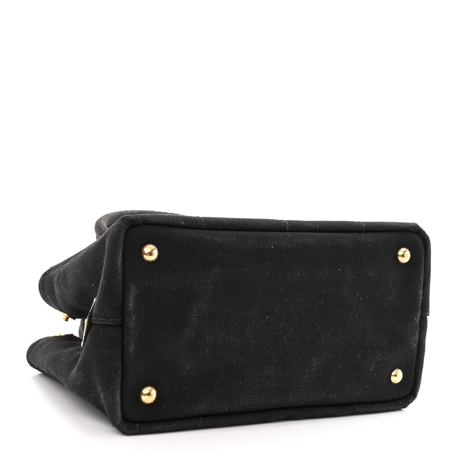 Canapa Small Logo Tote Black Talco