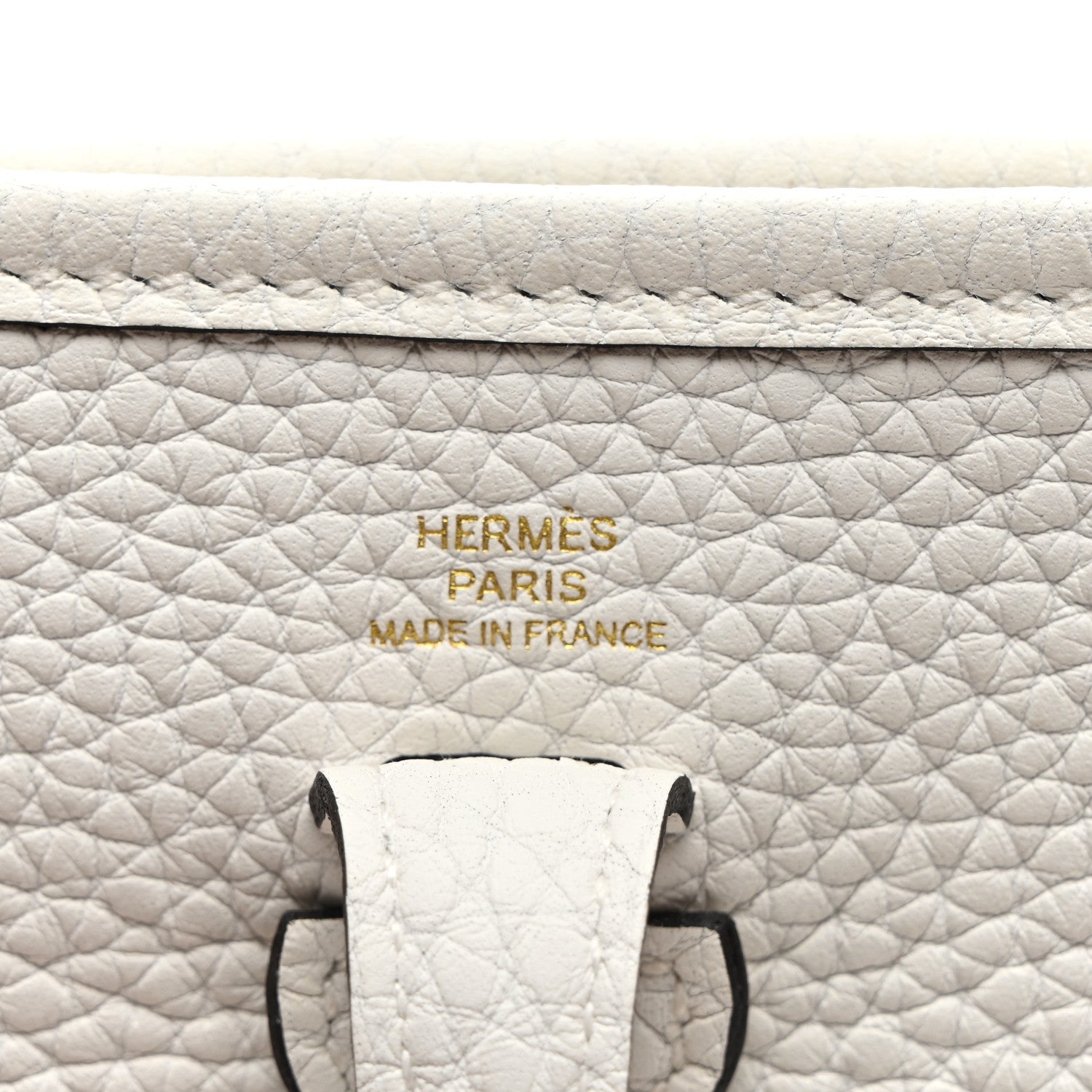 Hermes Taurillon Clemence Amazone Evelyne TPM New White 7 of 12