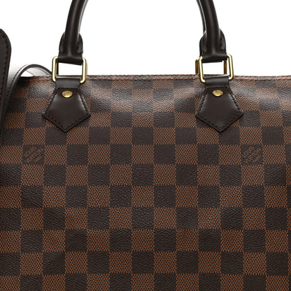 Louis Vuitton Damier Ebene Speedy Bandouliere 30 8 of 10