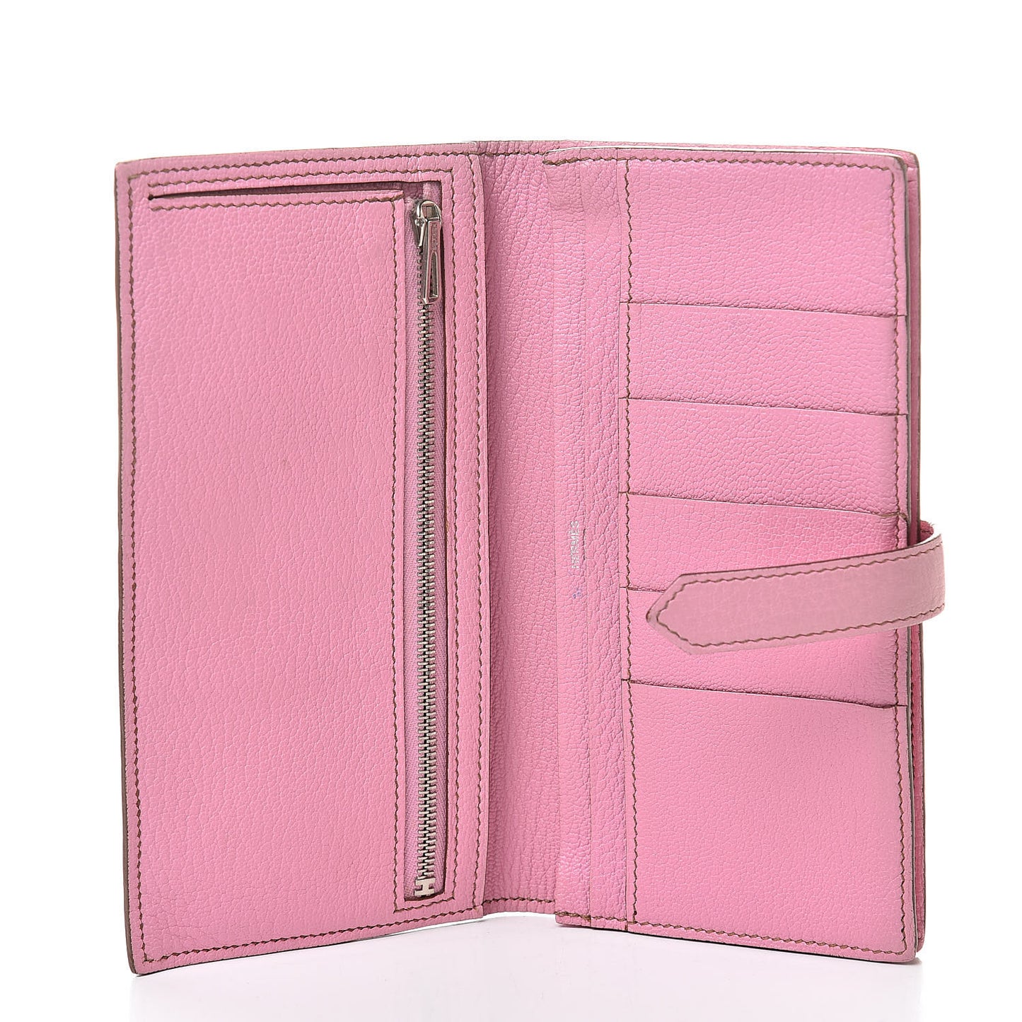 Chevre Mysore Bearn Gusset Wallet 5P Pink