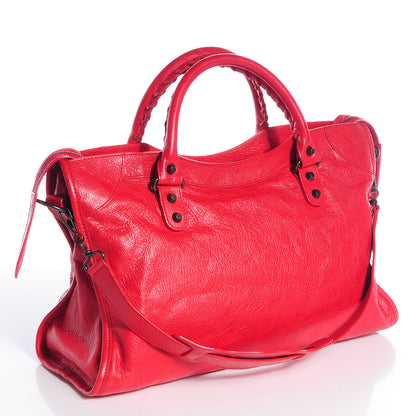 Balenciaga Agneau Classic Hardware City Coquelicot 7 of 14