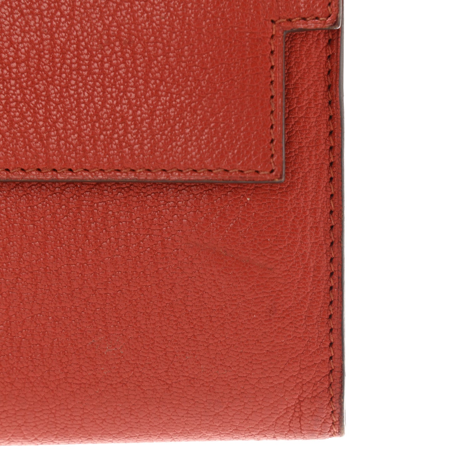 Hermes Chevre Mysore Kelly Longue Wallet Coq De Roche 8 of 8