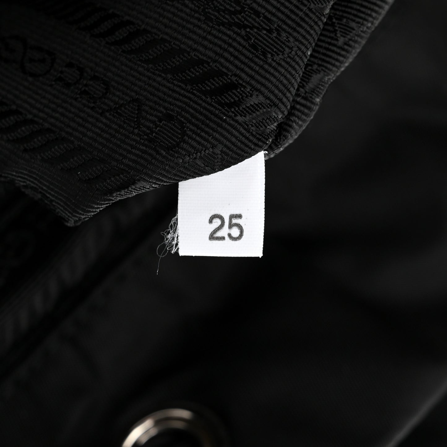 Tessuto Nylon Saffiano Medium Backpack Black