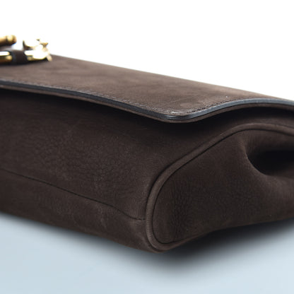 Gucci Nubuck Ribot Horse-Heads Clutch Brown 9 of 10