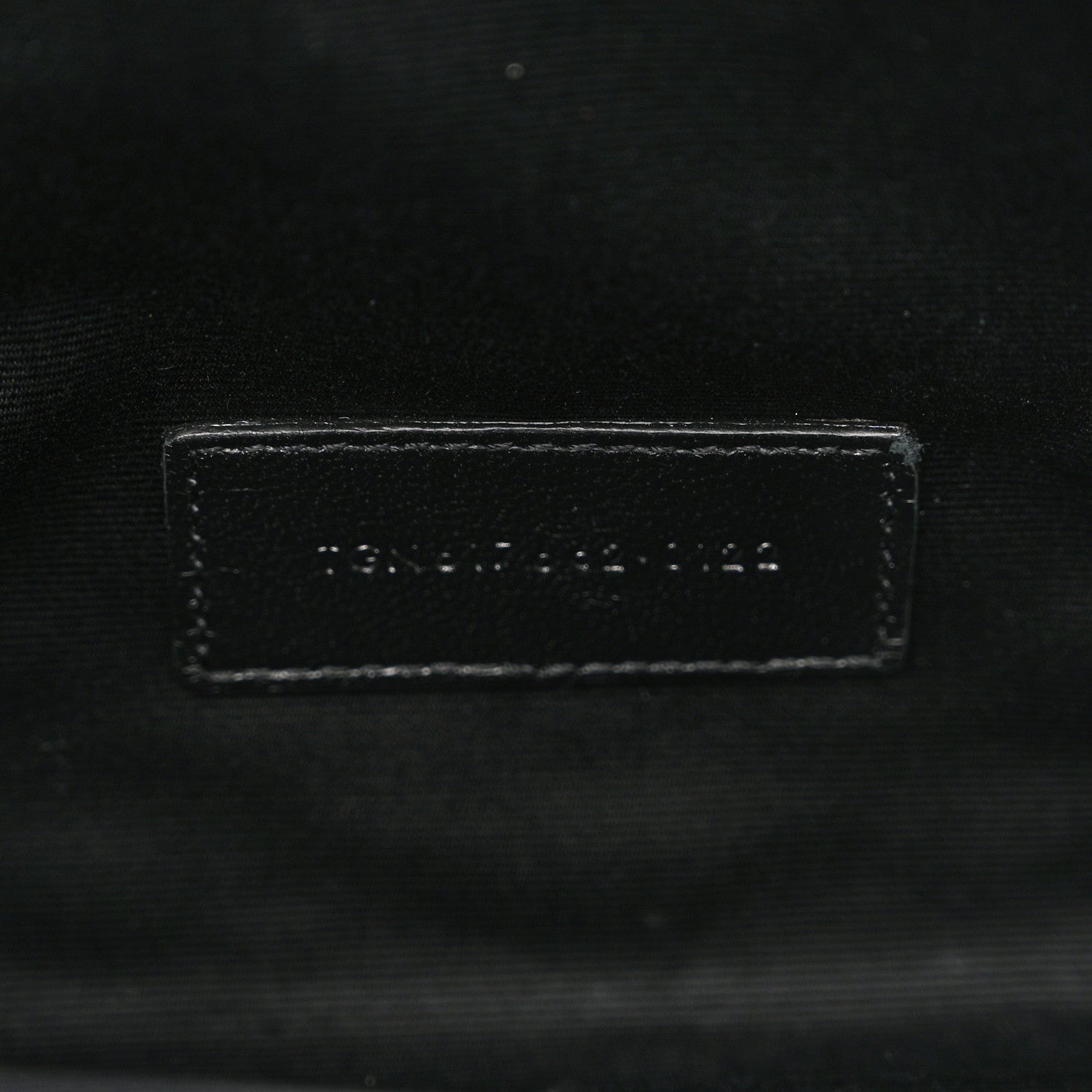 Saint Laurent Grain De Poudre Matelasse Chevron Monogram Envelope Clutch Black 7 of 8