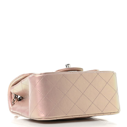 Chanel Iridescent Lambskin Quilted Mini Square Flap Pink 4 of 9