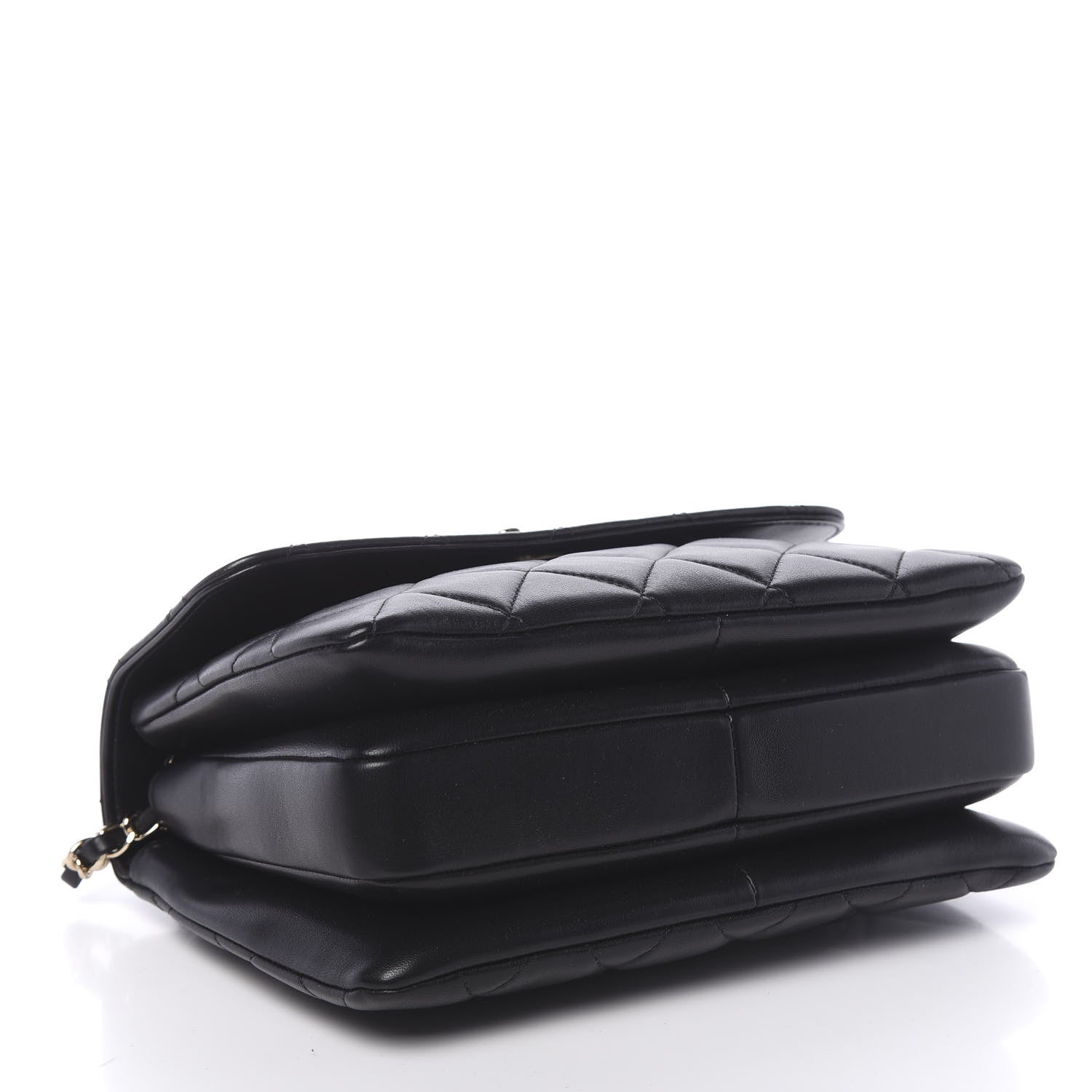 Chanel Lambskin Quilted Small Trendy CC Dual Handle Flap Bag Black 4 of 12