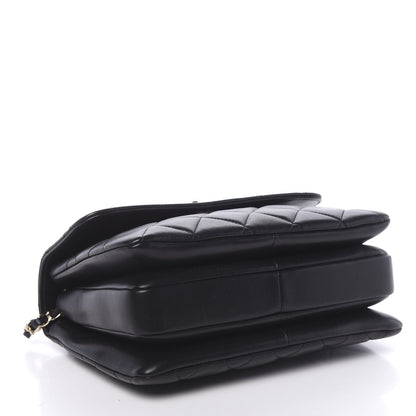 Chanel Lambskin Quilted Small Trendy CC Dual Handle Flap Bag Black 4 of 12