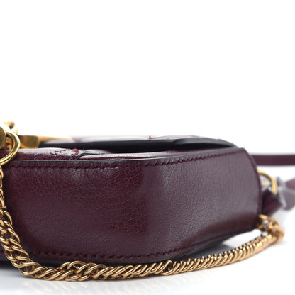 Givenchy Goatskin Quilted GV3 Mini Pocket Convertible Bag Aubergine 9 of 10