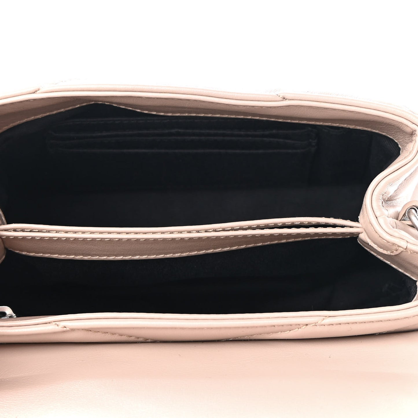 Calfskin Y Quilted Monogram Toy Loulou Crossbody Bag Nude Powder