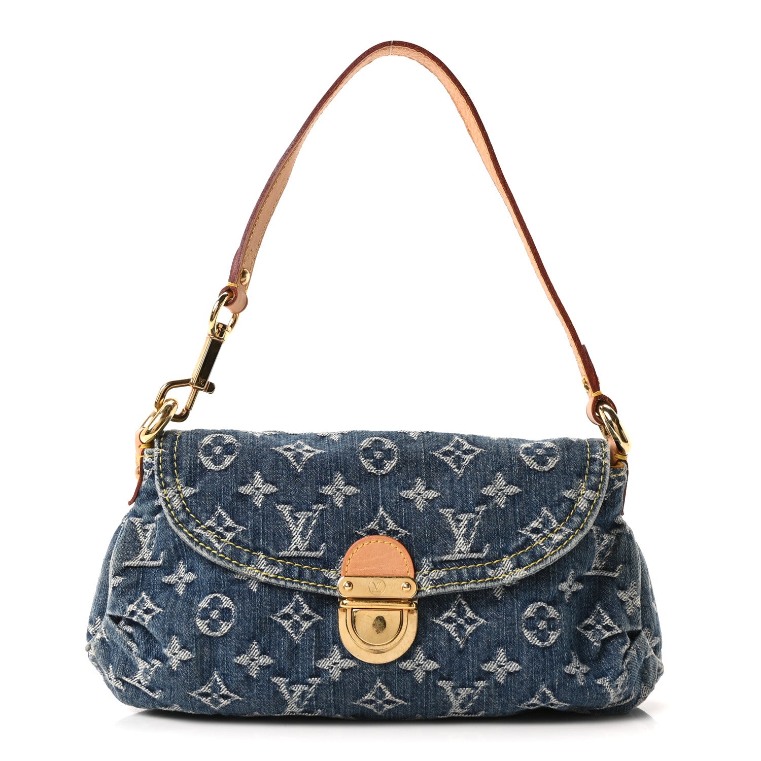 Louis Vuitton Monogram Denim Mini Pleaty Blue 1838469 – FASHIONPHILE