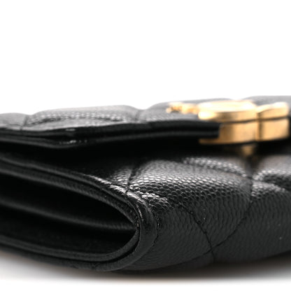 Chanel Caviar Quilted Bracelet On Chain Clutch Black 9 of 11