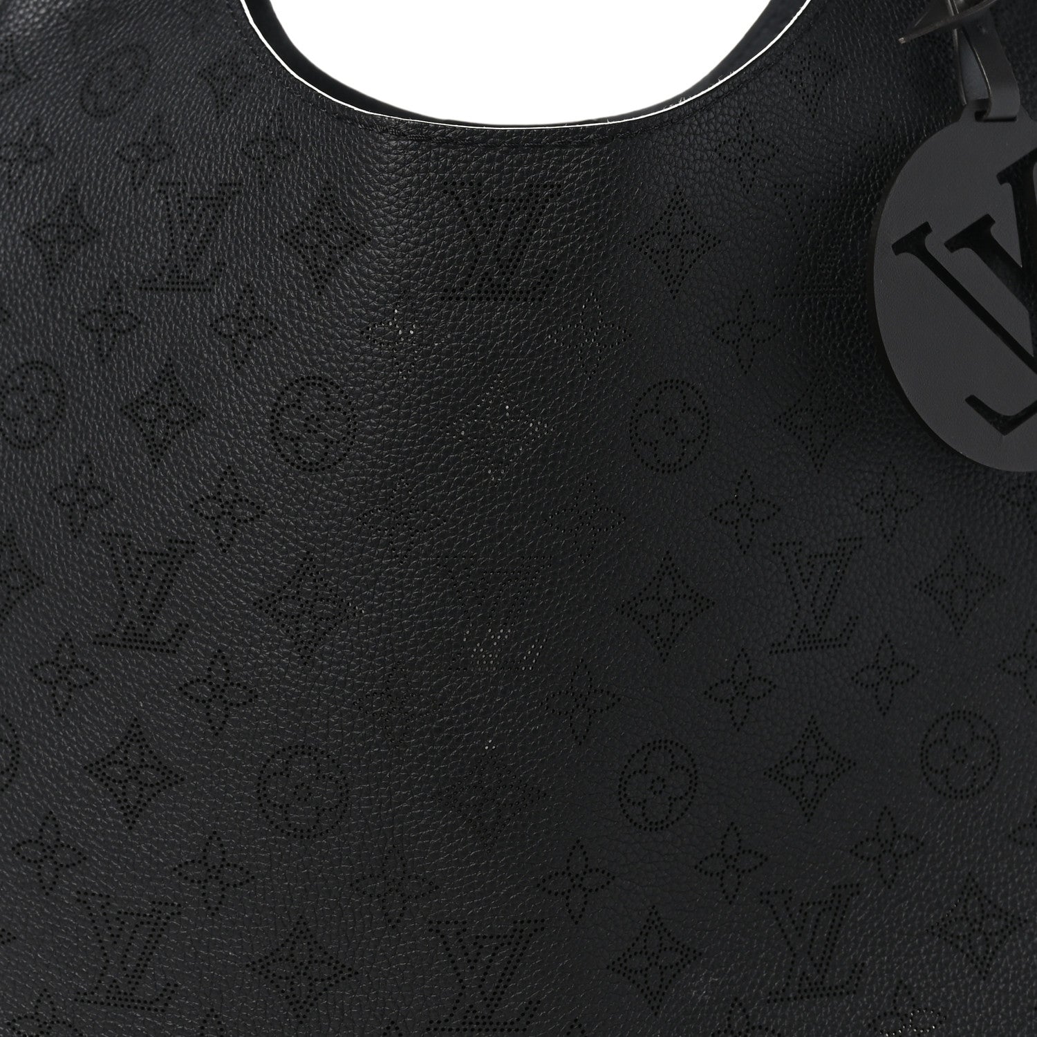 Louis Vuitton Mahina Carmel Hobo Black 7 of 9