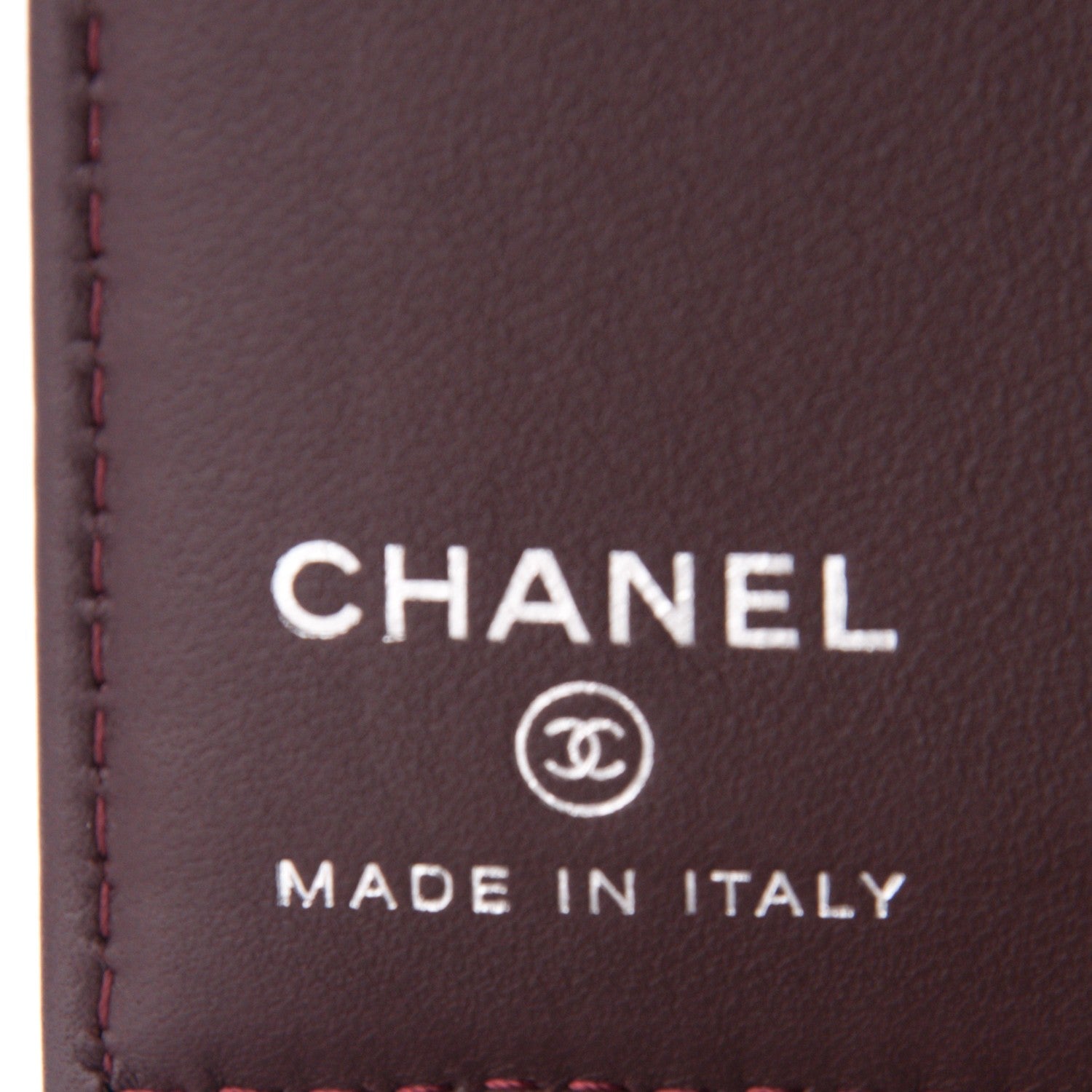 Chanel Lambskin Quilted CC Card Holder Wallet Black 6 of 7