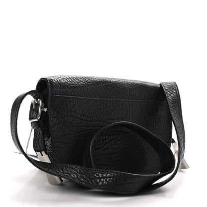 Burberry Grain Calfskin Chess Satchel Bag Black 3 of 9