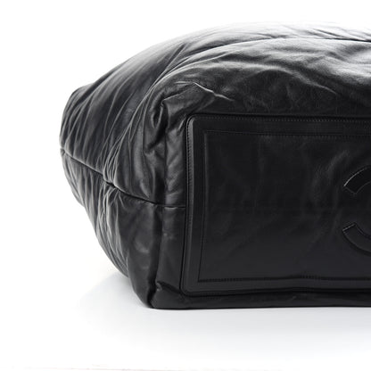 Chanel Lambskin Quilted Extra Large Coco Cocoon Reversible Tote Black 9 of 10