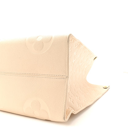 Louis Vuitton Empreinte Monogram Giant Onthego GM Creme 9 of 9