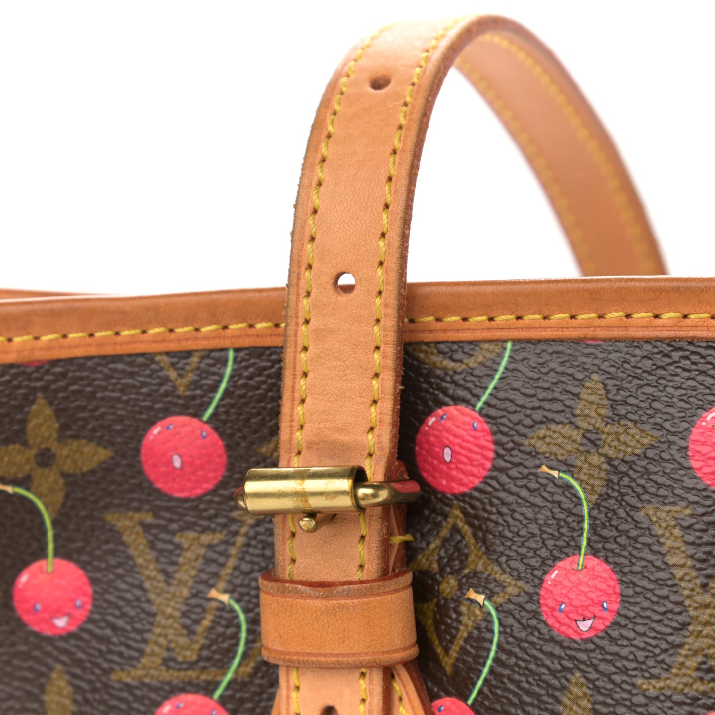 Monogram Cerises Bucket Bag