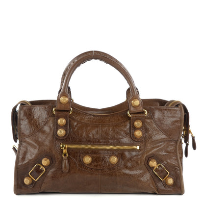 Balenciaga Chevre Giant 21 Gold Hardware Part Time Truffle 1 of 8