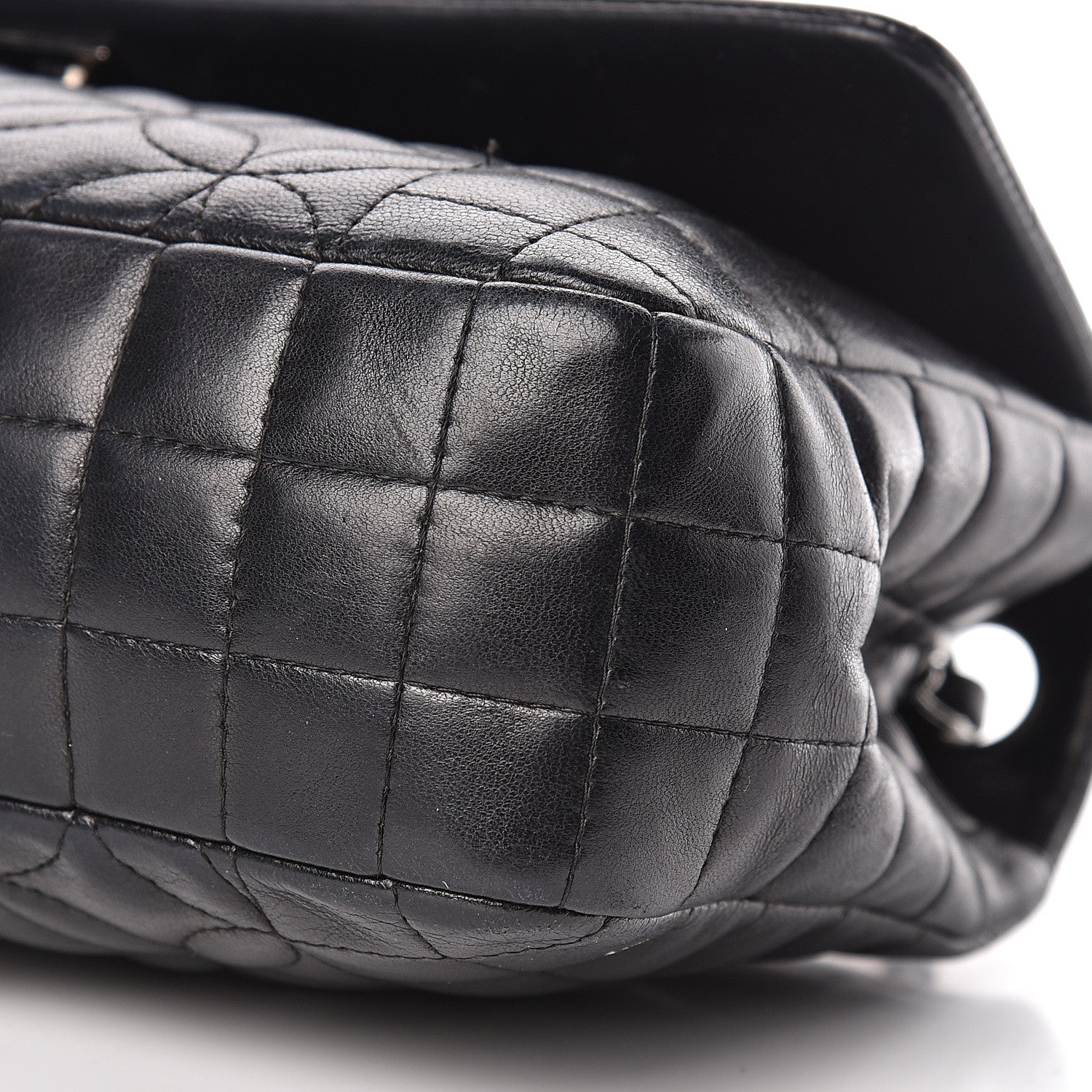 Chanel Lambskin Quilted Lady Graphic Flap Black 10 of 10
