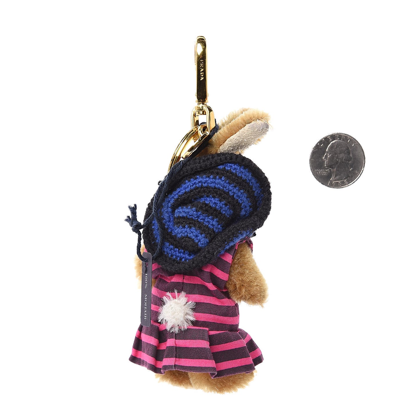 Trick LuLu Keychain Charm Naturale Fuxia