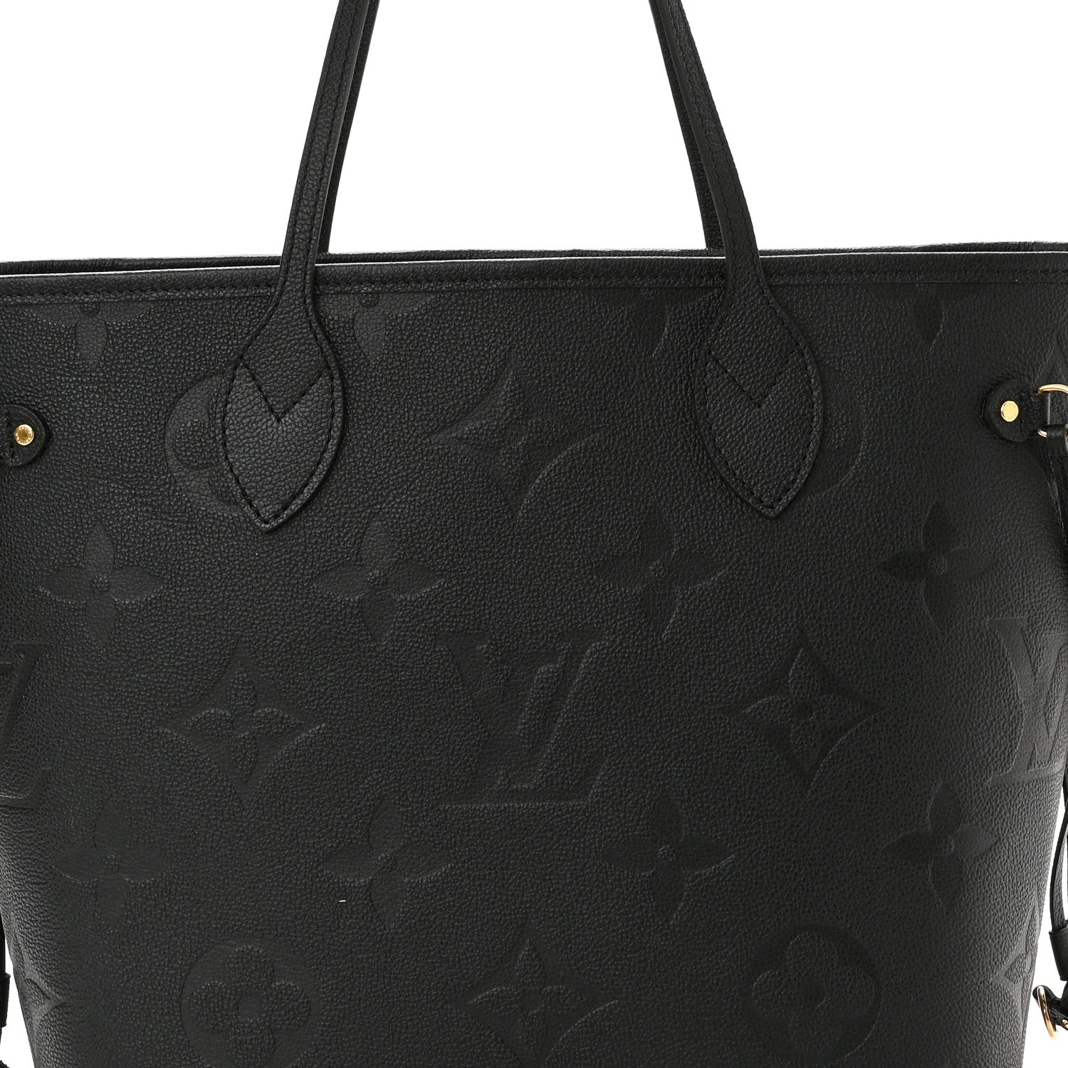 Louis Vuitton Empreinte Monogram Giant Neverfull MM Black 8 of 11