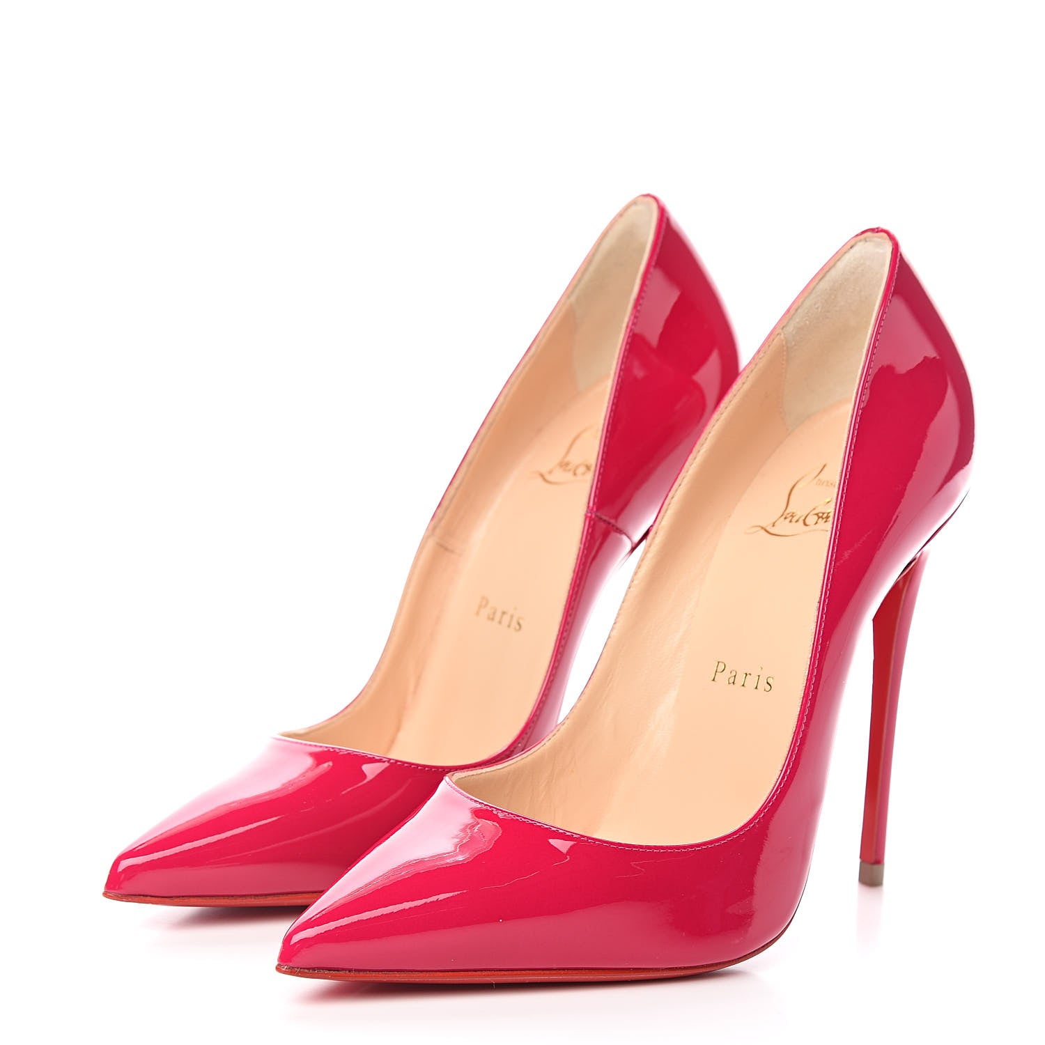 Christian Louboutin Patent So Kate 120 Pumps 36 Rosa 3 of 8