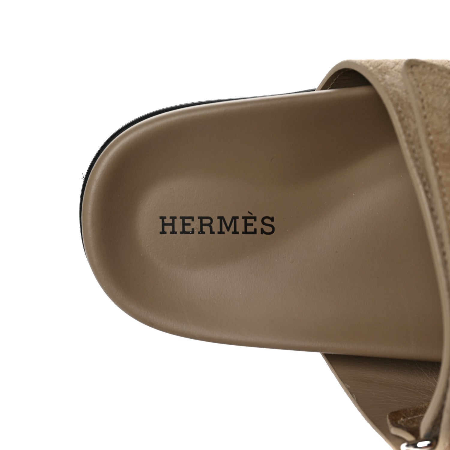 Hermes Suede Goatskin Chaine d'Ancre Womens Chypre Sandals 36 Beige Sable 7 of 10