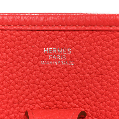 Hermes Taurillon Clemence Evelyne III PM Rose Jaipur 6 of 10