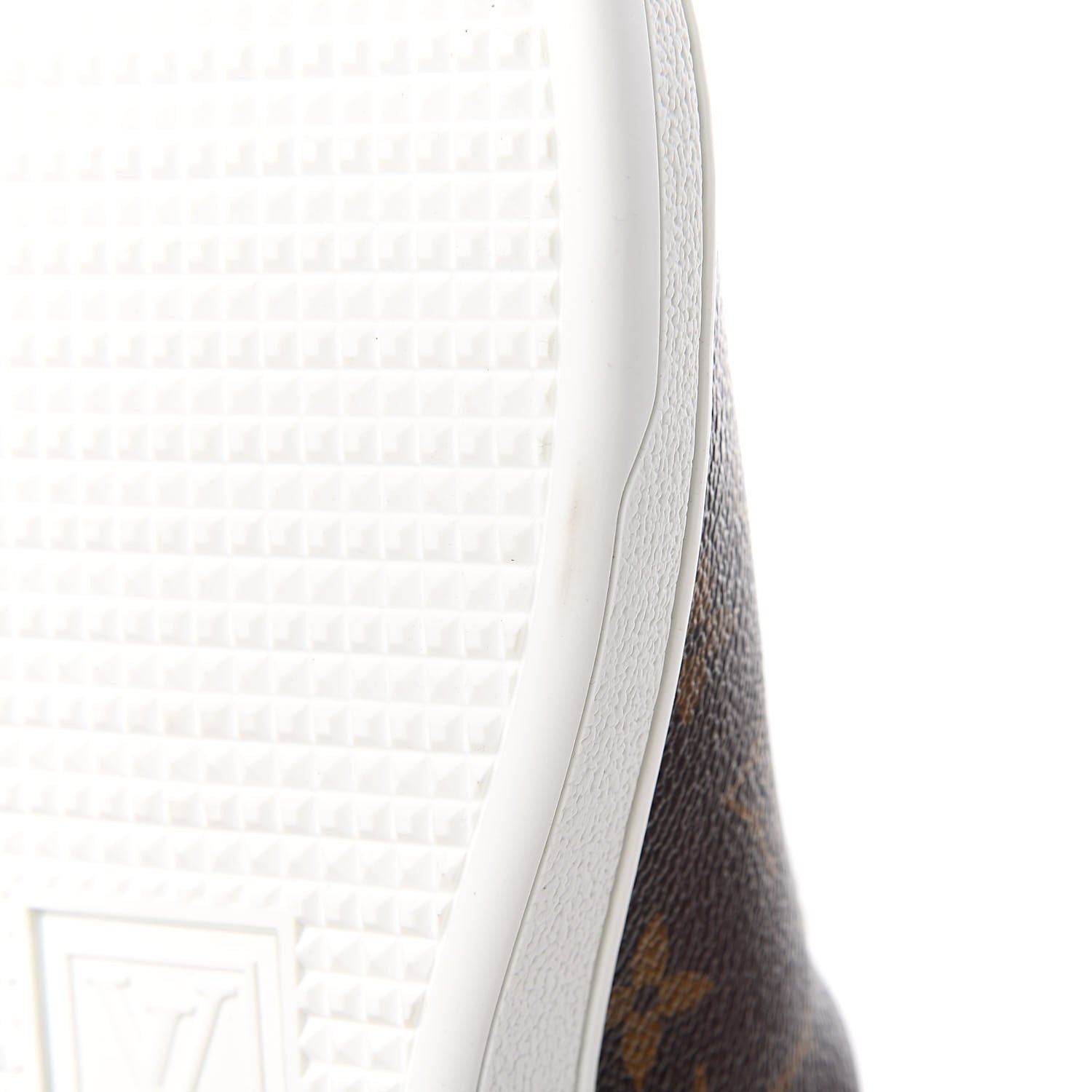 Louis Vuitton Calfskin Monogram LV Black Heart Sneakers 37 Cacao 7 of 10