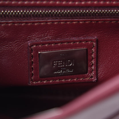 Fendi Nappa Mini Peekaboo Iconic Satchel Bordeaux 7 of 14