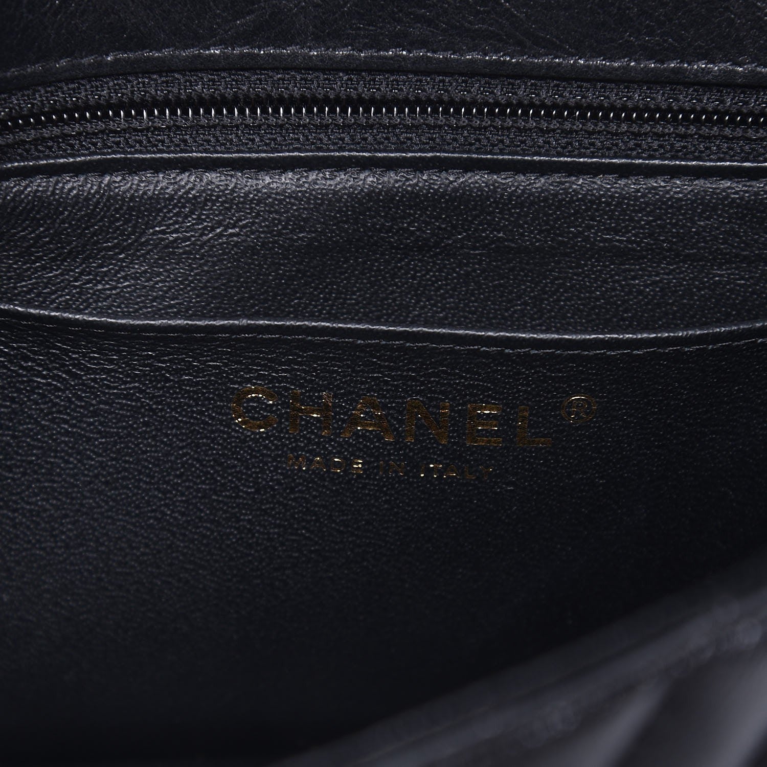 Chanel Iridescent Calfskin Chevron Quilted Mini Rectangular Flap Black 6 of 8