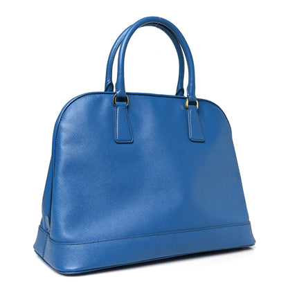 Prada Saffiano Lux Medium Promenade Tote Cobalto 3 of 11